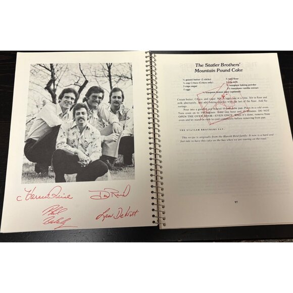 Cooking With Country Cookbook By Claudia Burgess 1978 Recipes & Biographies - Picture 6 of 9